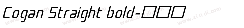 Cogan Straight bold字体转换 Cogan Straight bold字体转换